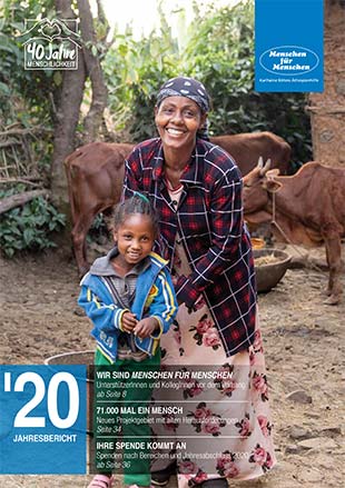 Cover Jahresbericht 2020 Menschen für Menschen