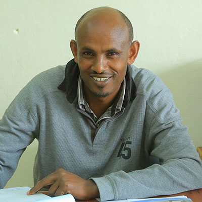 Portrait of an Ethiopian man