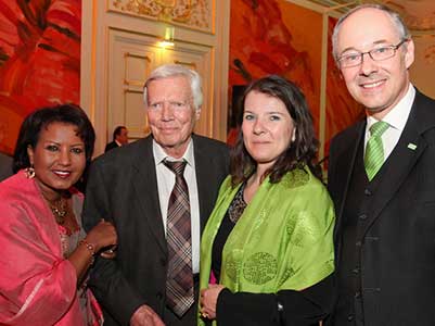 Karlheinz und Almaz Böhm bei der Essl Social Prize Verleihung 2011